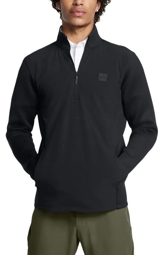 Under Armour Drive Pro Storm Hybrid 1/2-Zip felpa uomo, nera