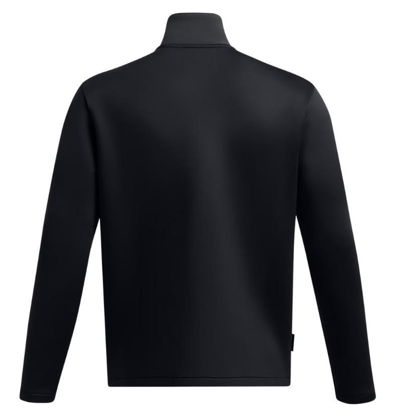 Under Armour Drive Pro Storm Hybrid 1/2-Zip felpa da uomo, antracite/nero/argento metallizzato