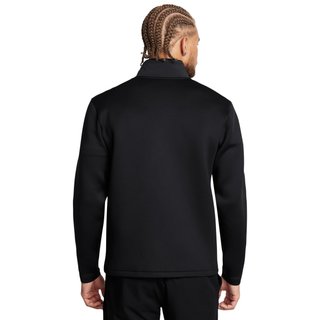 Under Armour Drive Pro Storm Hybrid 1/2-Zip felpa da uomo, antracite/nero/argento metallizzato