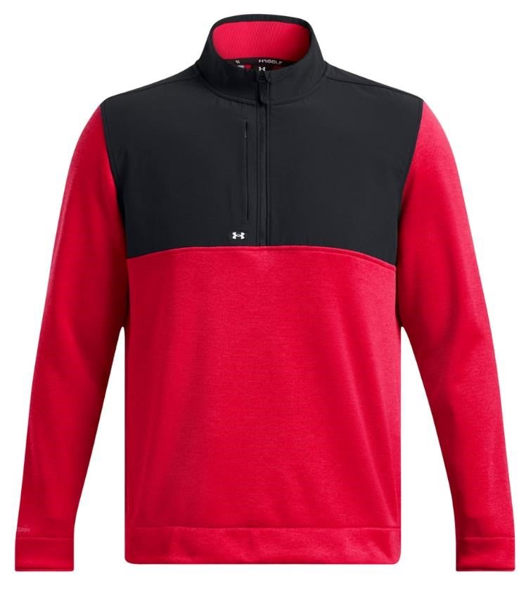 Under Armour Drive Storm SweaterFleece felpa da uomo, rosso/nero