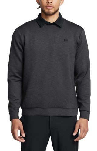 Under Armour Drive Midlayer Crew felpa da uomo, nera
