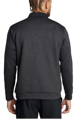 Under Armour Drive Midlayer Crew felpa da uomo, nera