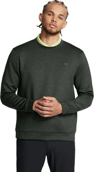 Under Armour Drive Midlayer Crew felpa da uomo, forest green