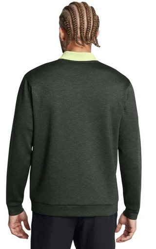 Under Armour Drive Midlayer Crew felpa da uomo, forest green