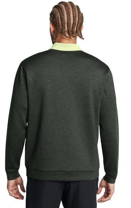 Under Armour Drive Midlayer Crew felpa da uomo, forest green