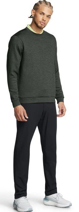 Under Armour Drive Midlayer Crew felpa da uomo, forest green