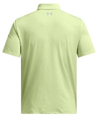 Under Armour Playoff 3.0 Check Jaquard polo da uomo, retro green/white/forest green