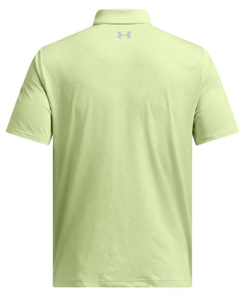 Under Armour Playoff 3.0 Check Jaquard polo da uomo, retro green/white/forest green