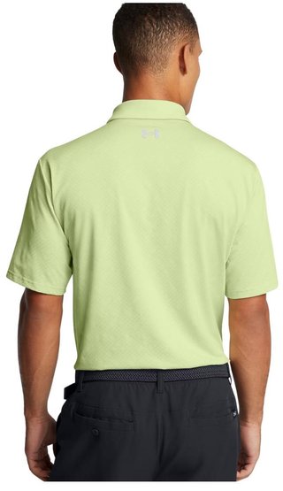 Under Armour Playoff 3.0 Check Jaquard polo da uomo, retro green/white/forest green