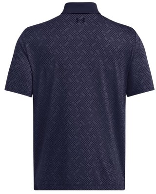 Under Armour Playoff 3.0 Check Jaquard polo da uomo, midnight navy