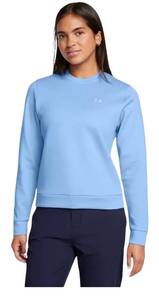 Under Armour Drive Midlayer Crew felpa da donna, nimbus blue