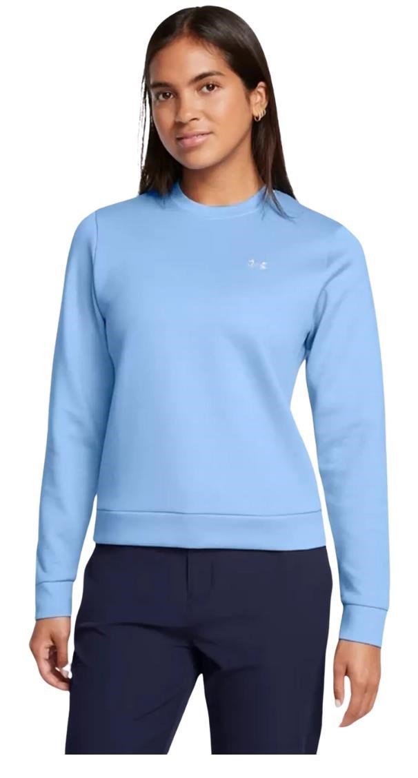 Under Armour Drive Midlayer Crew felpa da donna, nimbus blue