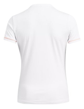 Under Armour Playoff 3.0 Novelty polo da donna, bianco/arancione flarer