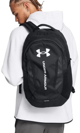 Under Armour Hustle 6.0 Backpack unisex, nero