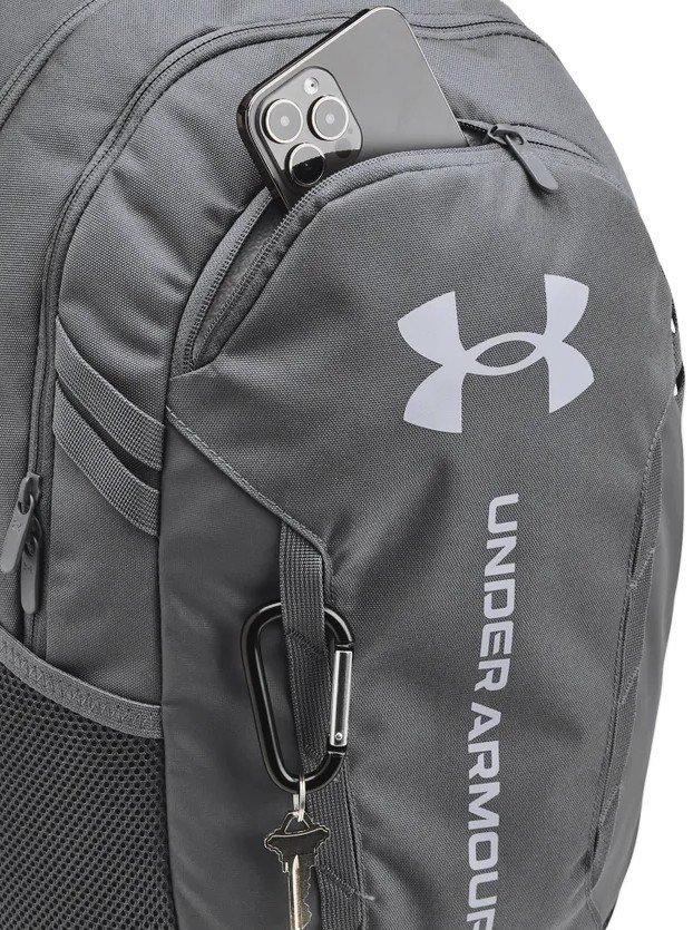 Under Armour Hustle 6.0 Backpack unisex, grigio