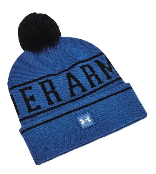Under Armour Halftime Pom Beanie berretto invernale unisex, blu
