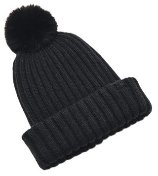 Under Armour Halftime Pom Beanie berretto invernale da donna, nero