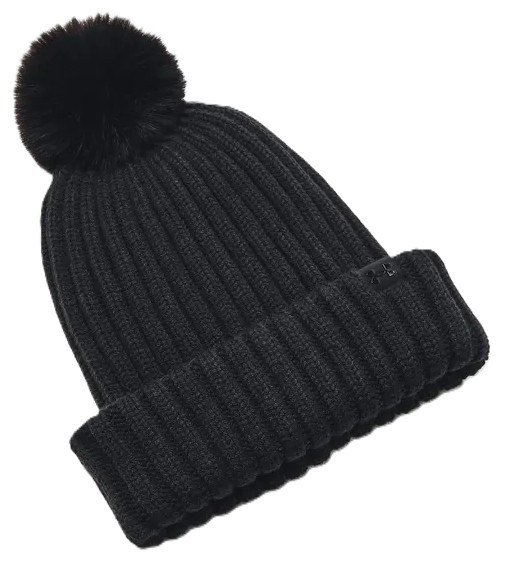 Under Armour Halftime Pom Beanie berretto invernale da donna, nero
