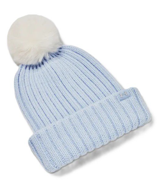 Under Armour Halftime Pom Beanie berretto invernale da donna, blu