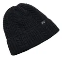 Under Armour Halftime Cable Knit beanie da donna, nero