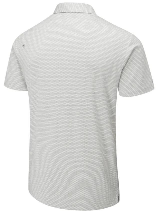 PING Halcyon Honeycomb polo da uomo, silver multi