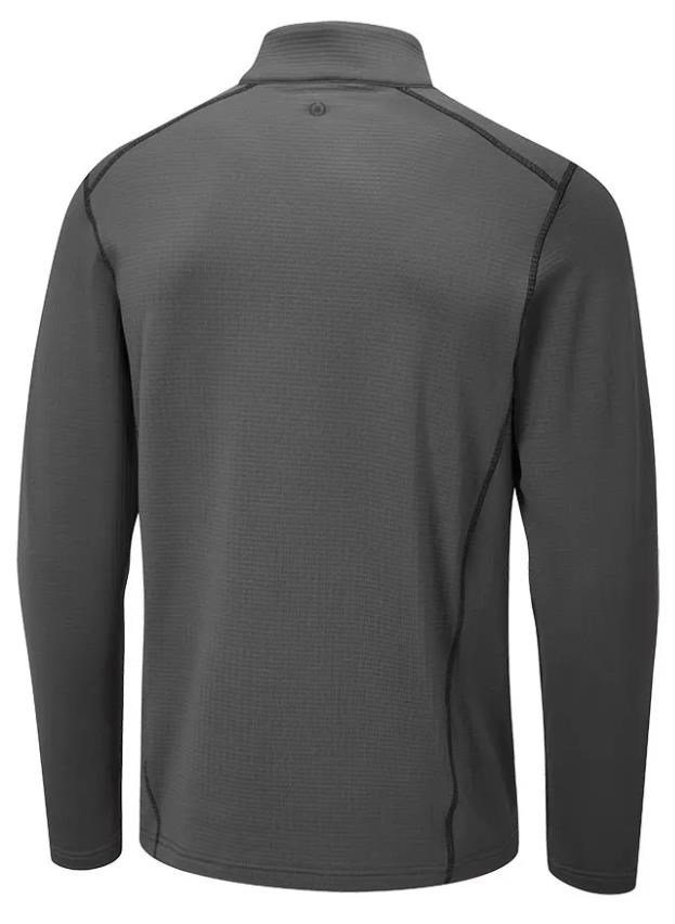 PING Edwin Half Zip felpa uomo, asfalto
