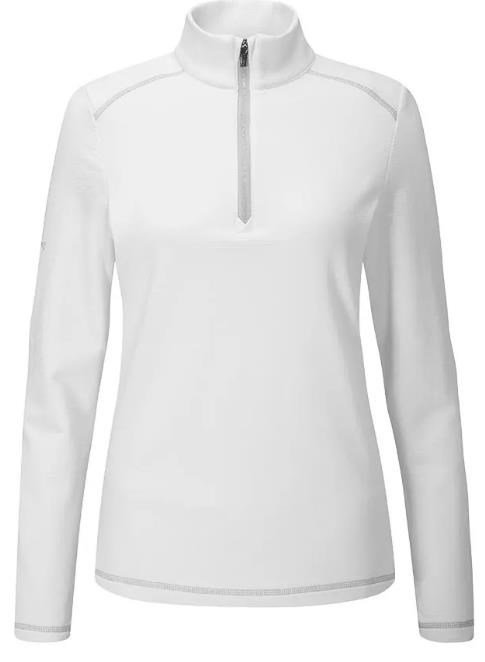PING Sonya Fleece felpa donna, bianca