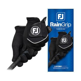 Footjoy RainGrip 24 guanti da golf uomo (coppia), nero