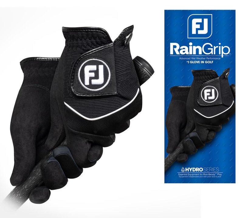 FootJoy RainGrip guanto da donna (1 paio), nero