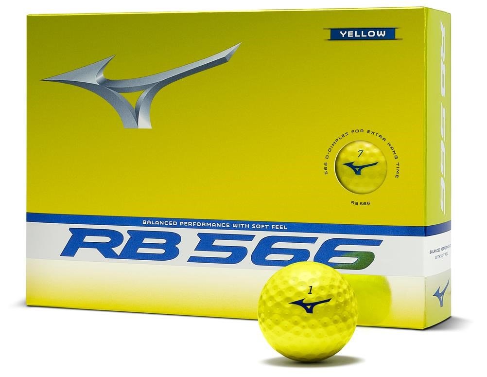 Mizuno RB 566 palline da golf, gialle