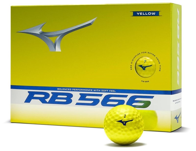 Mizuno RB 566 palline da golf, gialle
