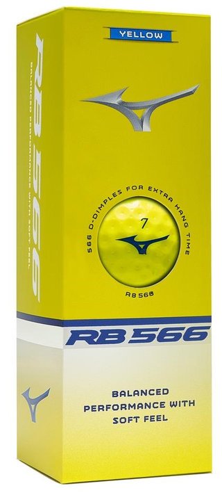 Mizuno RB 566 palline da golf, gialle