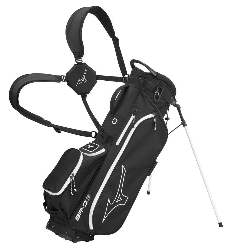 Mizuno BR-D3 stand bag, nero/bianco