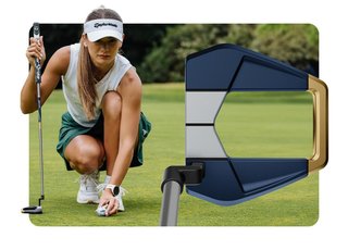 TaylorMade Kalea Gold Spider S putter da donna