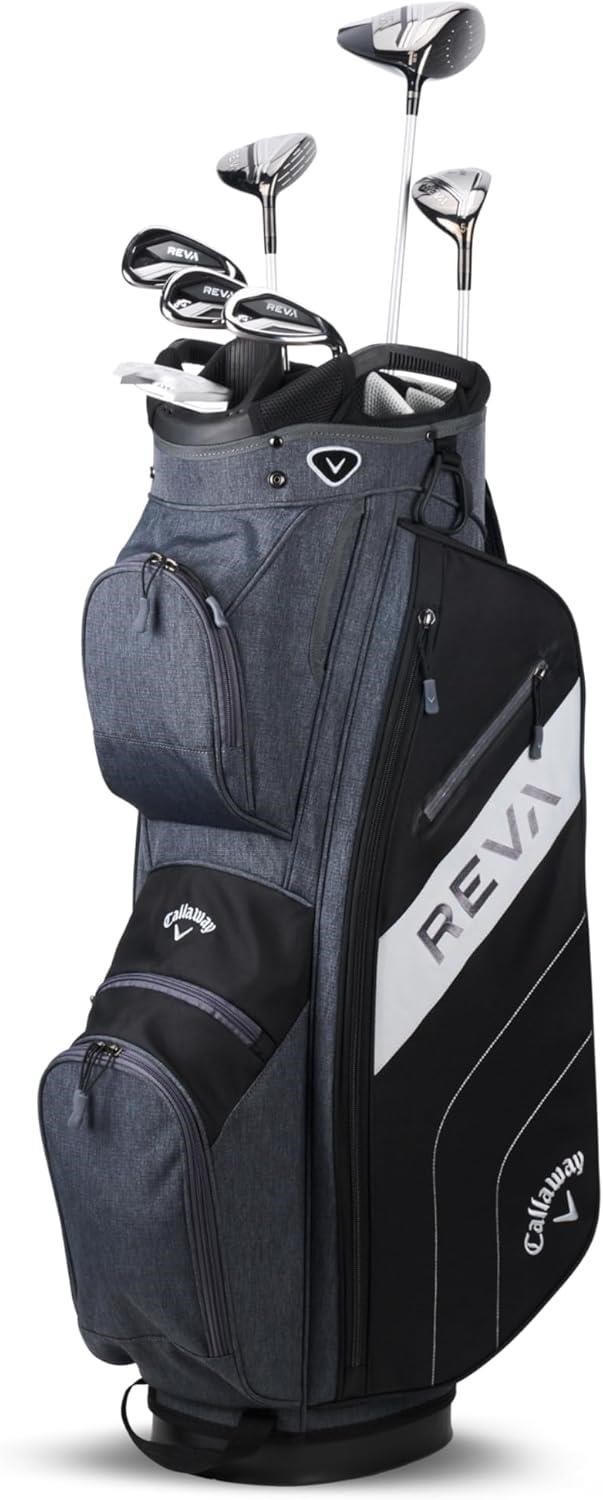 Callaway Reva 8PC Black set da golf da donna, grafite