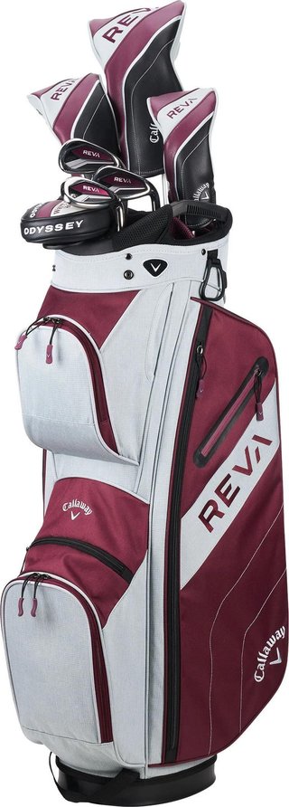 Callaway Reva 8PC Eggplant set da golf da donna, grafite
