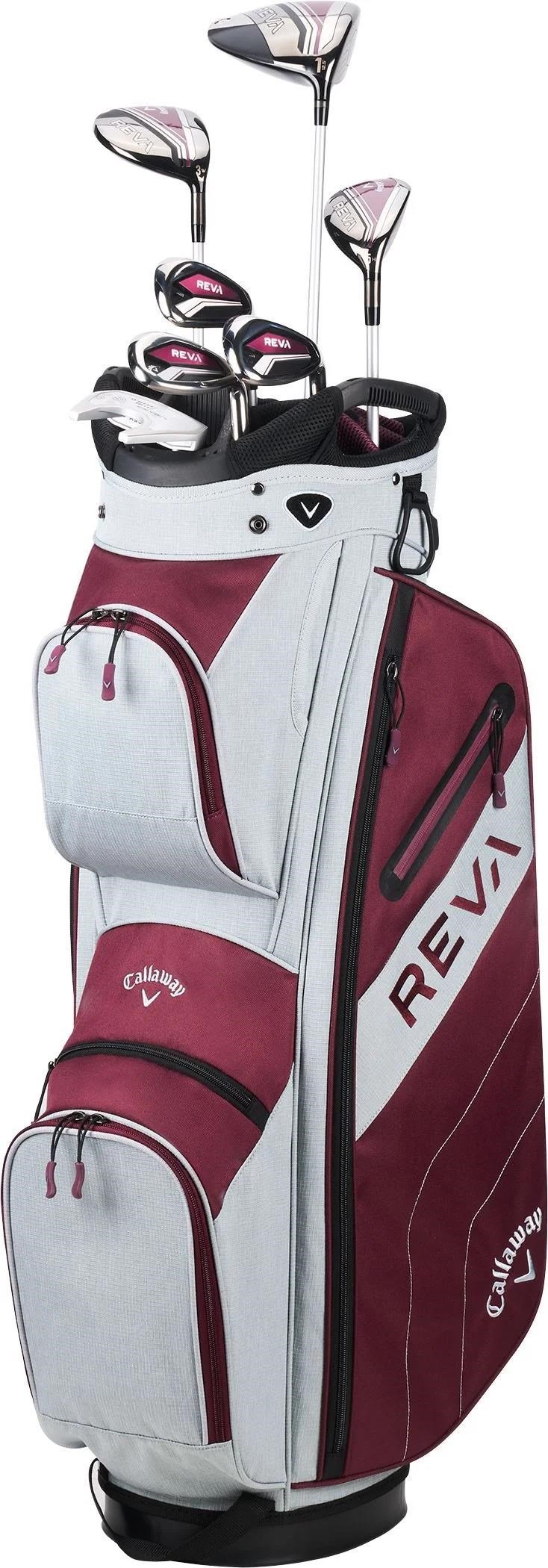 Callaway Reva 8PC Eggplant set da golf da donna, grafite