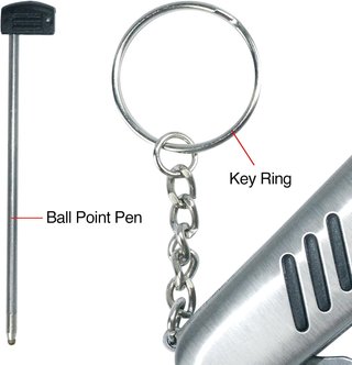 PGA Tour Multi-Tool Outil Polyvalent strumento divot, argento