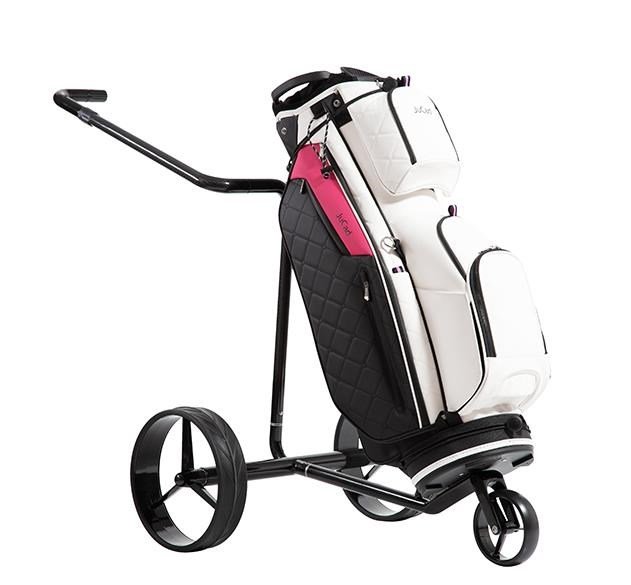 JuCad First Class cart bag, nero/rosa