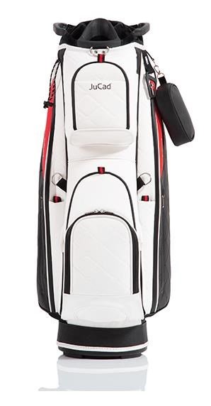 JuCad First Class cart bag, nero/rosso
