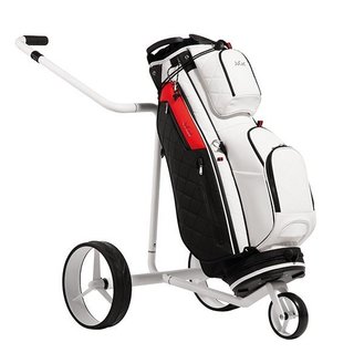 JuCad First Class cart bag, nero/rosso