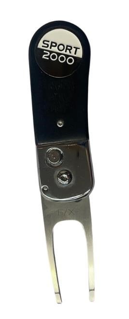 Lignum F/X pitchwork with marker, black wood/chrome