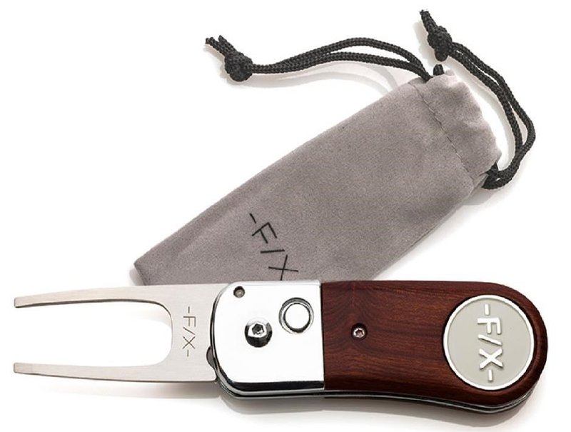 Lignum F/X pitchwork with marker, walnut/chrome