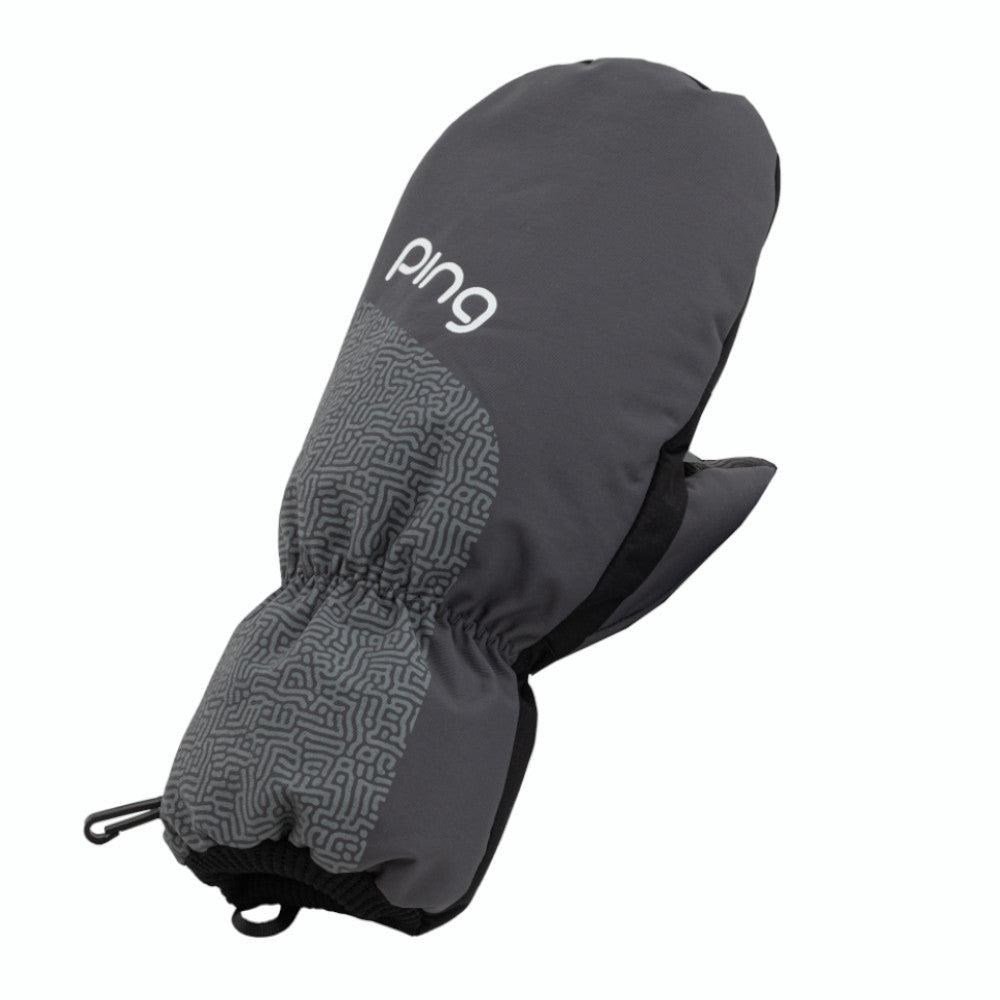 PING Golf Ping Cart Mittens 241 guanti invernali da golf donna, nero