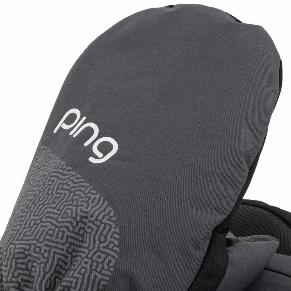 PING Golf Ping Cart Mittens 241 guanti invernali da golf donna, nero