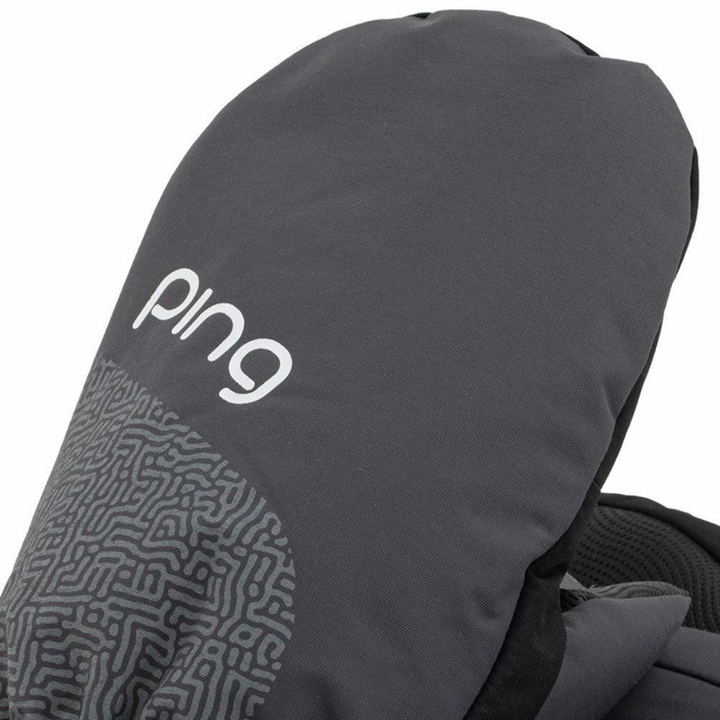 PING Golf Ping Cart Mittens 241 guanti invernali da golf donna, nero