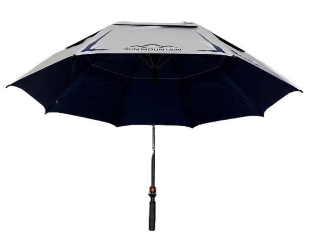 Sun Mountain H2NO Chrome UV ombrello 68", blu navy