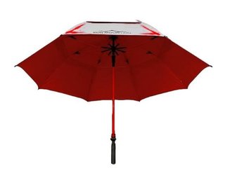 Sun Mountain H2NO Chrome UV ombrello 68", rosso