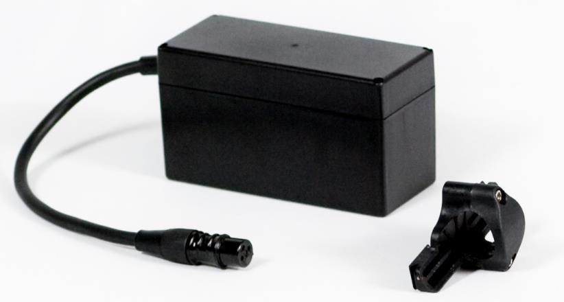 Davies Caddy batteria al litio (Capacità 9Ah, fissaggio assale anteriore, 2024-oggi), nera