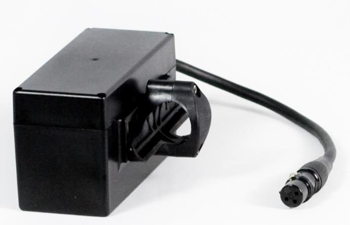 Davies Caddy batteria al litio (Capacità 9Ah, fissaggio assale anteriore, 2024-oggi), nera